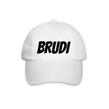 BRUDI x PARTY BRO - Baseballkappe - Weiß/Weiß - Vorne