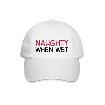 2541614 15549878 swimming - Baseball Cap - white/white - Front