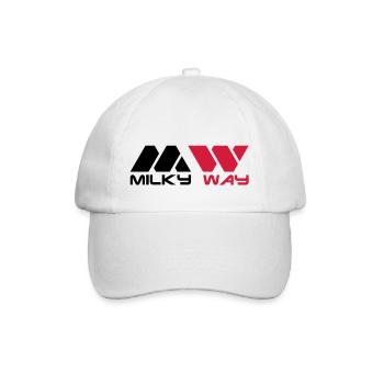 Milky Way__V001 - Baseballkappe - Weiß/Weiß - Vorne