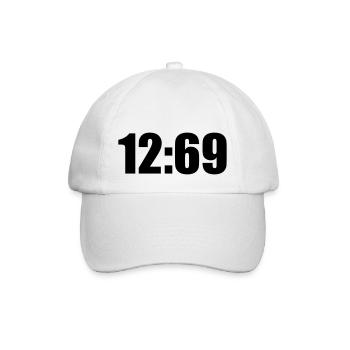 12:69 - Baseballkappe - Weiß/Weiß - Vorne