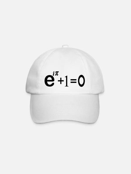 équation de pi ei - Casquette classique - blanc/blanc