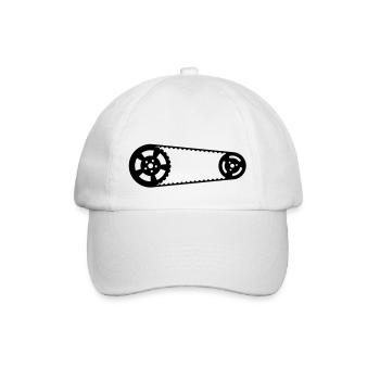 Keilriemen / Zahnriemen - Baseballkappe - Weiß/Weiß - Vorne
