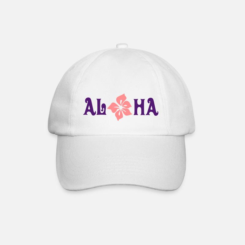 aloha - Casquette classique - blanc/blanc