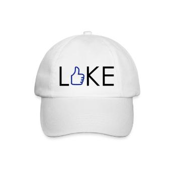 J'aime - J'aime - pouces vers le haut - Casquette classique - blanc/blanc - Devant
