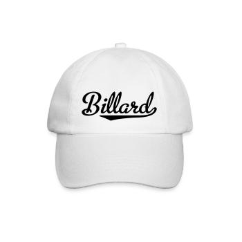 Billard - Baseballkappe - Weiß/Weiß - Vorne