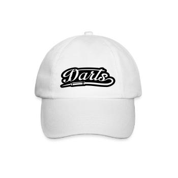 darts_1_f1 - Baseballkappe - Weiß/Weiß - Vorne