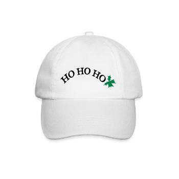 HO HO HO X-MAS cloche - Casquette classique - blanc/blanc - Devant