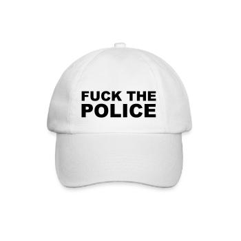 Fuck The Police - Baseball Cap - white/white - Front