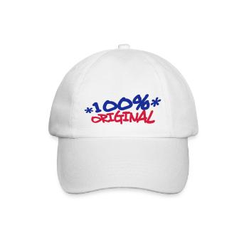 Comic Cartoon 100% Original - Baseball Cap - white/white - Front