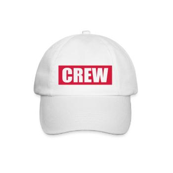 crew - Baseballkappe - Weiß/Weiß - Vorne