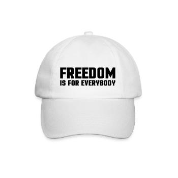 freedom_1 - Casquette classique - blanc/blanc - Devant
