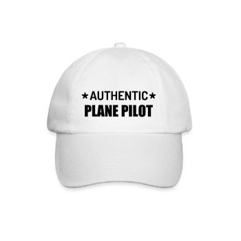 Aircraft Pilot Fly Flugzeug Avion Plane Airplane - Baseball Cap - white/white - Front