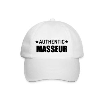 Massage Masseur Masseuse Work Job Travail - Baseball Cap - white/white - Front