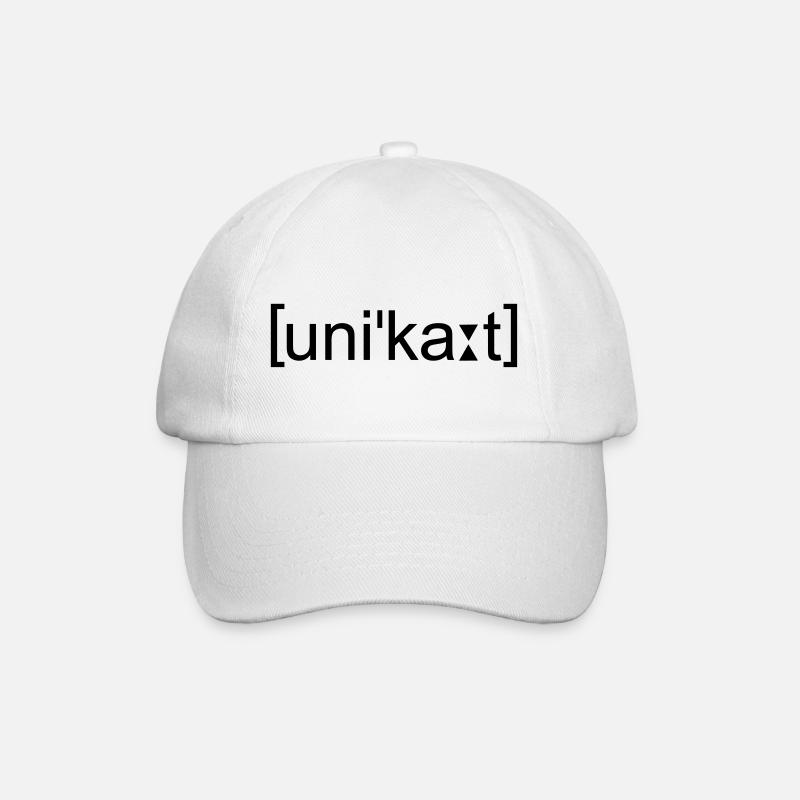 Unikat - Baseballkappe - Weiß/Weiß