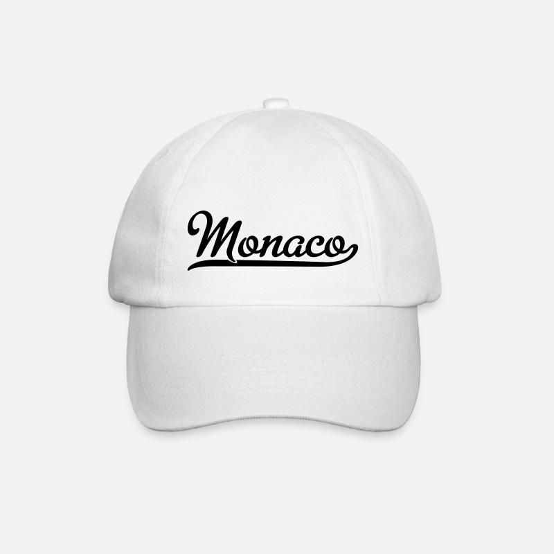 Monaco - Baseballkappe - Weiß/Weiß