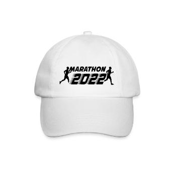 Marathon 2022 - Baseballkappe - Weiß/Weiß - Vorne