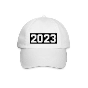 2023 - Baseballkappe - Weiß/Weiß - Vorne