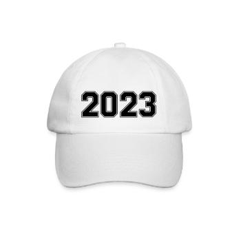 2023 - Baseballkappe - Weiß/Weiß - Vorne