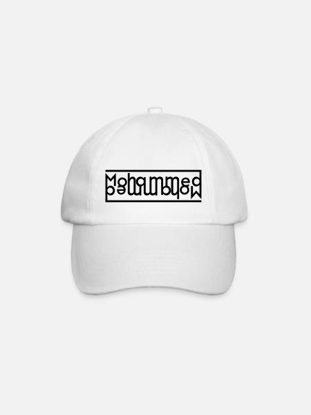 Mohammed Logo - Baseballkappe - Weiß/Weiß