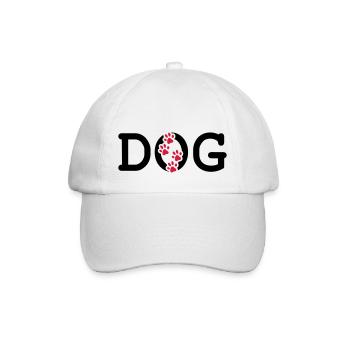 Dog - Baseballkappe - Weiß/Weiß - Vorne