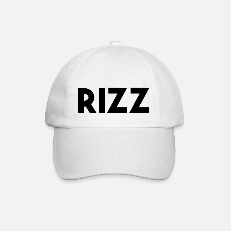 Rizz - Baseballkappe - Weiß/Weiß