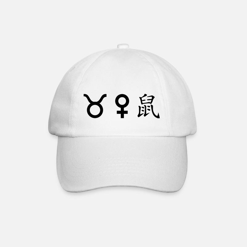 Taureau Vénus Rat - Casquette classique - blanc/blanc
