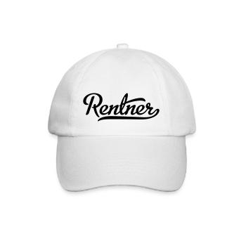 Rentner - Baseballkappe - Weiß/Weiß - Vorne