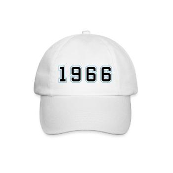 1966 Year Birthday - Baseball Cap - white/white - Front