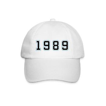 1989 Année Anniversaire - Casquette classique - blanc/blanc - Devant