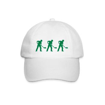 Ouvrier du bâtiment 3 - Casquette classique - blanc/blanc - Devant