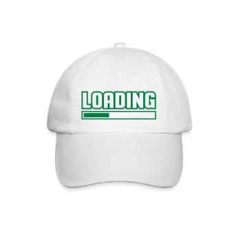 Loading - Baseball Cap - white/white - Front