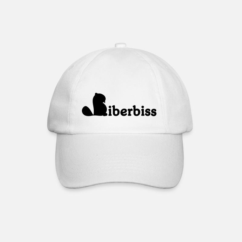 Biberbiss - Baseballkappe - Weiß/Weiß
