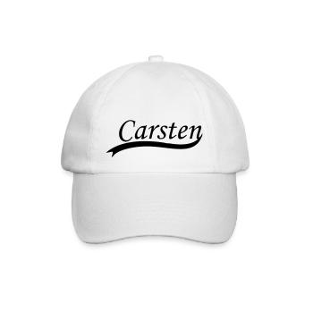 carsten - Baseballkappe - Weiß/Weiß - Vorne