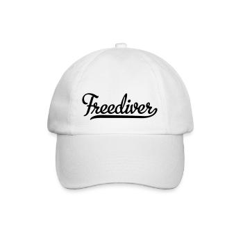 Freediver - Baseball Cap - white/white - Front