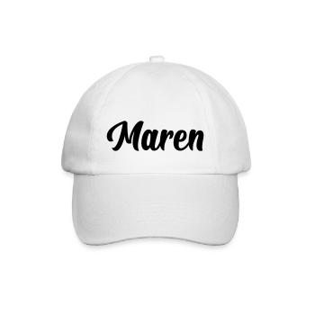 Maren - Baseballkappe - Weiß/Weiß - Vorne
