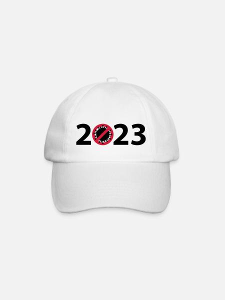 2023 Anti Corona Virus - Baseball Cap - white/white