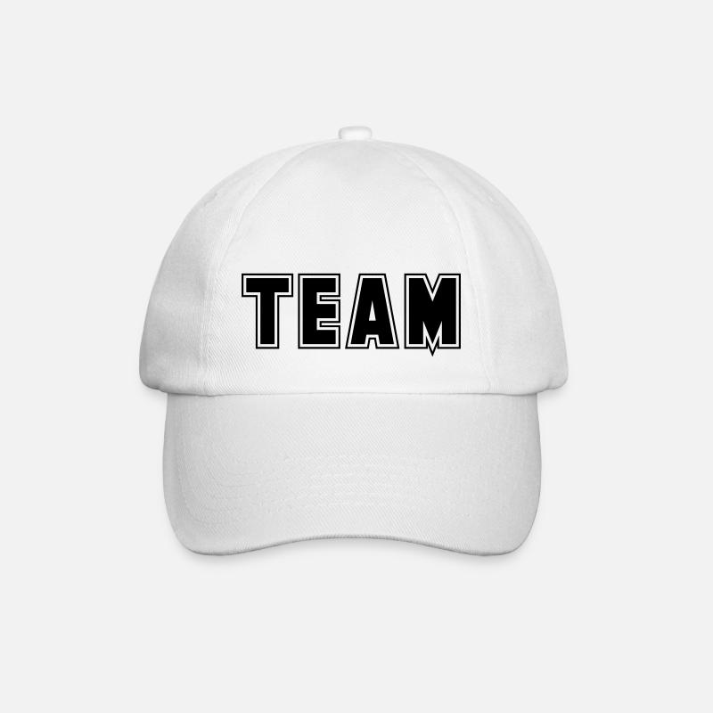 team - Baseballkappe - Weiß/Weiß