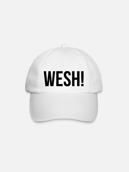 WESH! - Casquette classique - blanc/blanc