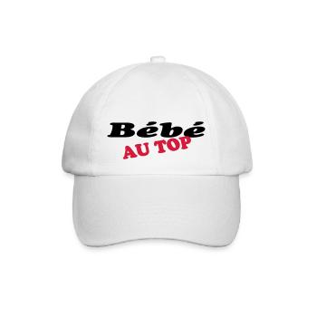 Baby AN SPITZE - Baseballkappe - Weiß/Weiß - Vorne