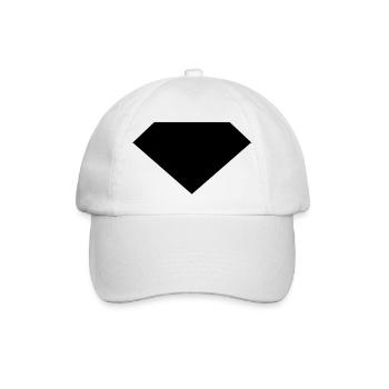 Diamant - Baseballkappe - Weiß/Weiß - Vorne