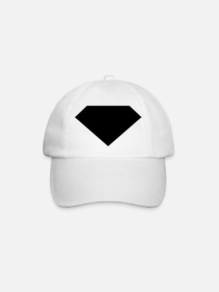Diamant - Casquette classique - blanc/blanc