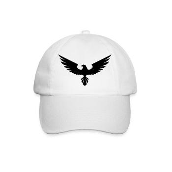 hawk - Baseball Cap - white/white - Front