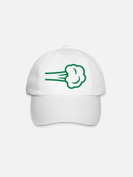 Fart - Baseball Cap - white/white