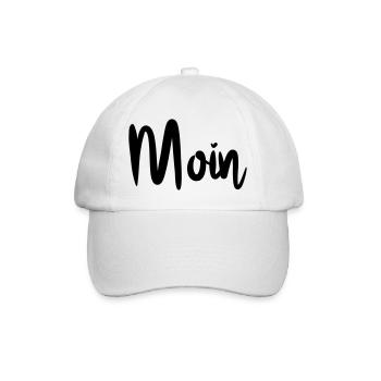 moin - Baseballkappe - Weiß/Weiß - Vorne