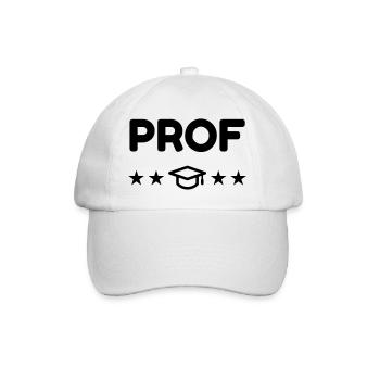 School Teacher Schule Lehrerin Ecole Prof Lehrer - Baseball Cap - white/white - Front