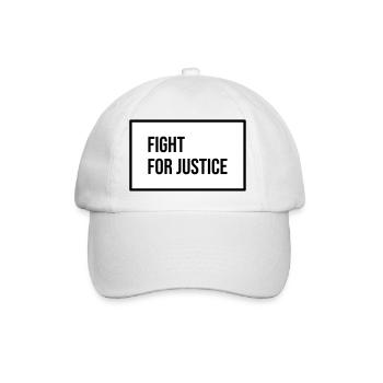 Fight For Justice - Baseball Cap - white/white - Front
