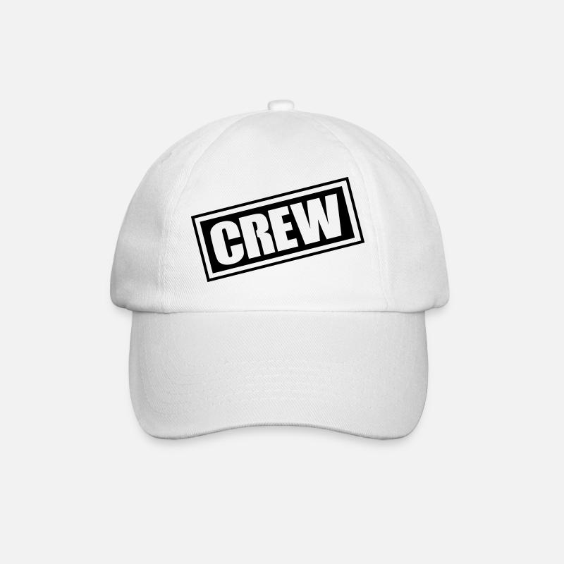 Crew - Baseballkappe - Weiß/Weiß