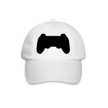 Silhouette Console Retro Controller - Baseball Cap - white/white - Front