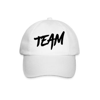 team - Baseball Cap - white/white - Front