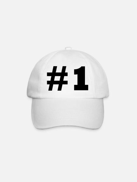 1 - Casquette classique - blanc/blanc